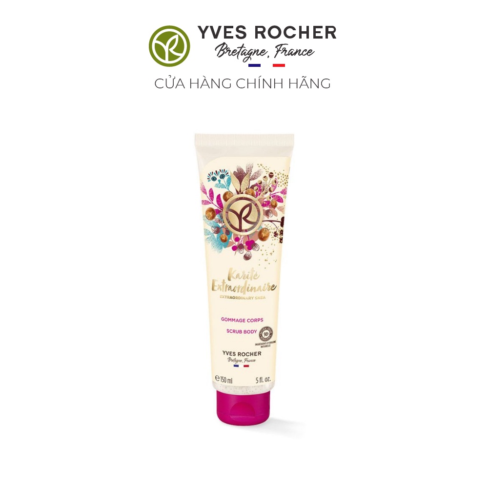 Tẩy Tế Bào Chết Cơ Thể Yves Rocher Extraordinary Shea Scrub Body 150ml