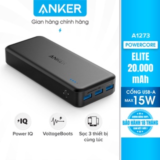 Pin sạc dự phòng ANKER PowerCore Elite 20000mAh - A1273