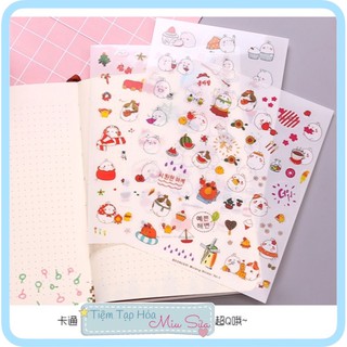 Sticker Molang mập ú cute dễ thương - MiuSua