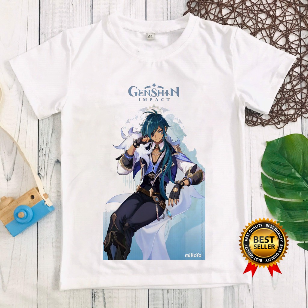 áo thun genshin impact Kaeya - mẫu áo game siêu HOT