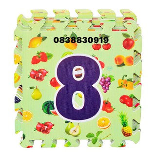 (Mẫu mới) 10 miếng thảm xốp in số thứ tự