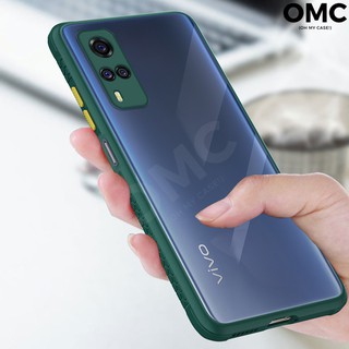 Ốp Điện Thoại Cứng Cạnh Mềm Trong Suốt Chống Sốc Cho Vivo Y31 Y51 2020
