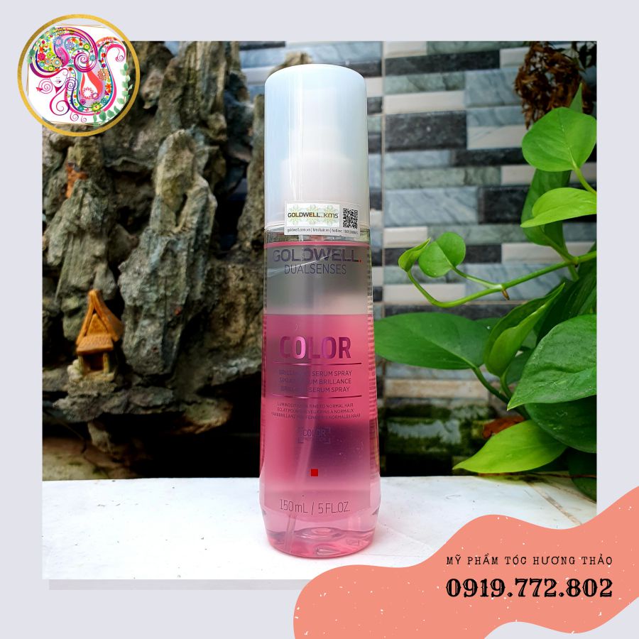 Xịt Dưỡng Giữ Màu Tóc Nhuộm – GOLDWELL DUALSENSES COLOR BRILLIANCE SERUM SPRAY 150ML