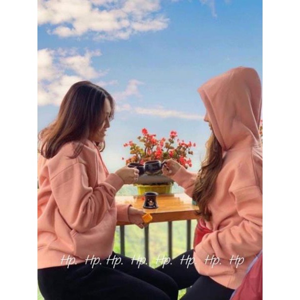 CHUYÊN SỈ Áo nỉ bông hoodie trơn DGO647 MK