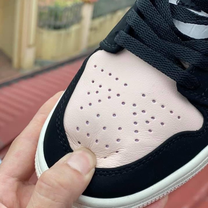 [ Hotrend - Low Black ] Giày thể thao sneakers nam nữ Jordan Low 1 Guava Ice 2 màu đen xen kẽ hồng bản đẹp 1/1