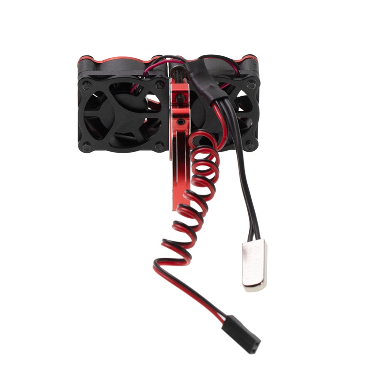 Quạt Tản Nhiệt Động Cơ Kèm Cảm Biến Nhiệt 540 550 3650 3660 Motors 1/10 RC Axial SCX10 Traxxas TRX4