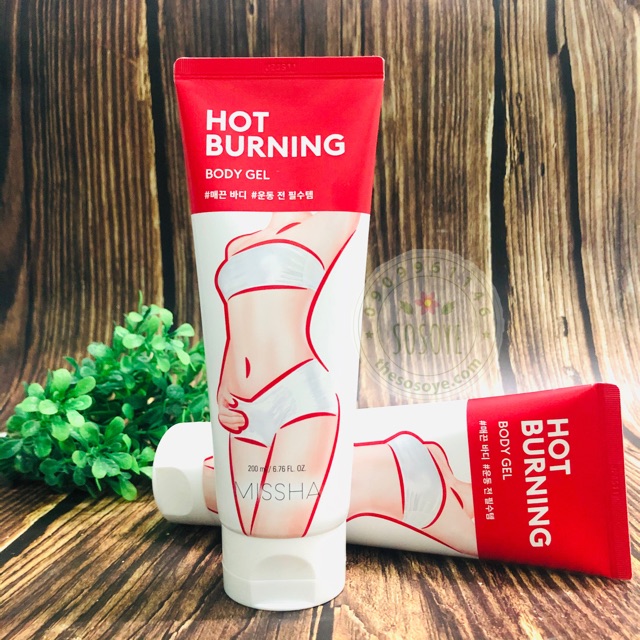 [ Mới Về] Kem Tan Mỡ Missha Hot Burning Perfect Body Gel Hàn Quốc 200ml | BigBuy360 - bigbuy360.vn