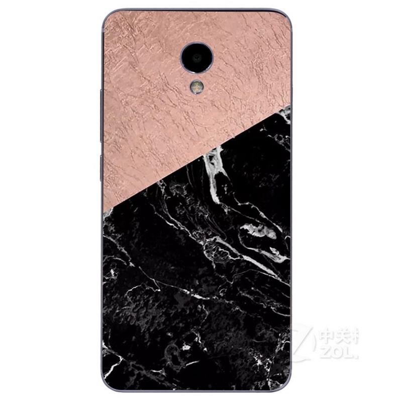 Black Marble stone style silicone cover Meizu M3 M5 Note M5s M5c M6T C9 Pro Note 8 9 Phone Case