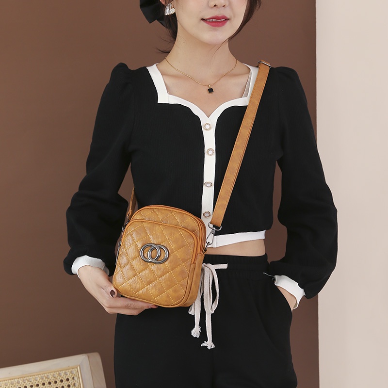 Túi da đeo chéo Mini đựng điện thoại phong cách Hàn Quốc thời trang cho nữ Túi xách nữ-76