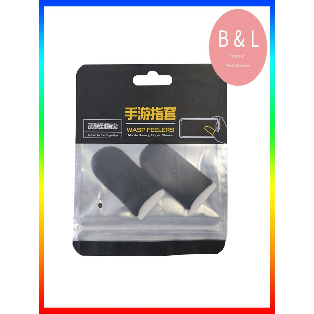 2 Bao ngón tay chơi game bằng sợi carbon chống trượt độ nhạy cao chuyên dụng