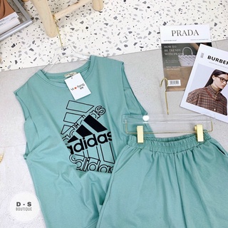 Bộ cotton đũi mát sát nách