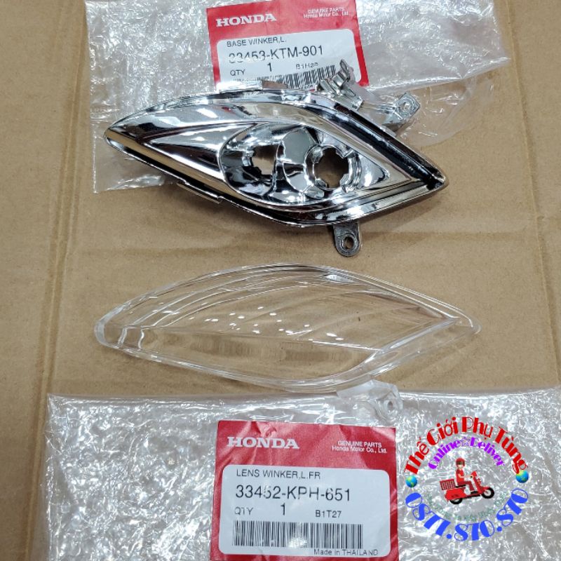 Đế, chụp xi nhan trước Future 2 zin mới - 33403KTM901/ 33402KPH651/ 33453KTM901/ 33452KPH651