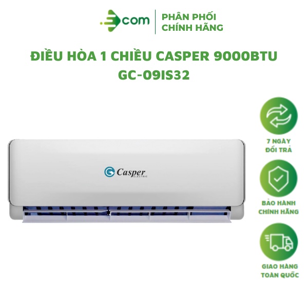 Điều hòa 1 chiều Inverter Casper 9000BTU GC-09IS32