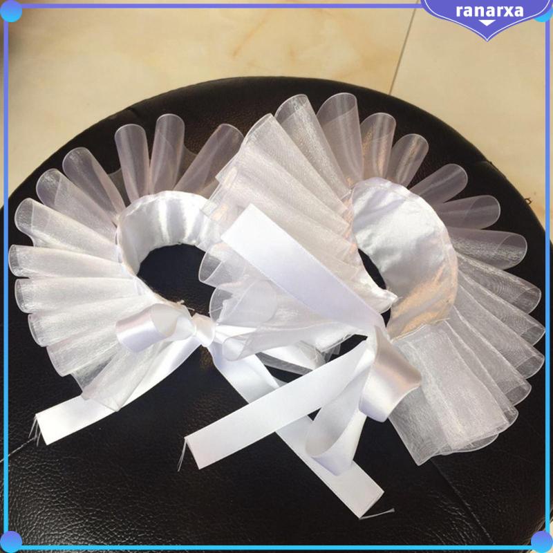 Set 2 Băng Đeo Cổ Tay Phối Bèo Thời Trang Hóa Trang Cho Lễ Hội