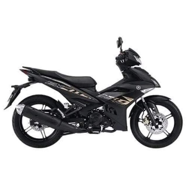 Tem ex150 tem rời in công nghệ uv mầu đen trắng dán xe ex150