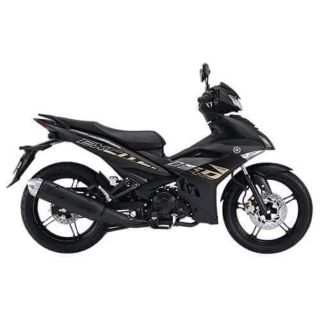 Tem ex150 tem rời in công nghệ uv mầu đen trắng dán xe ex150