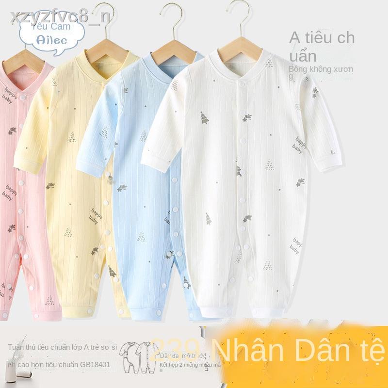 ஐ▦☃Đồ bộ trẻ em, quần áo sơ sinh, sinh cho bé mùa thu, nam xuân, thu đông, ngủ, cotton romper, l