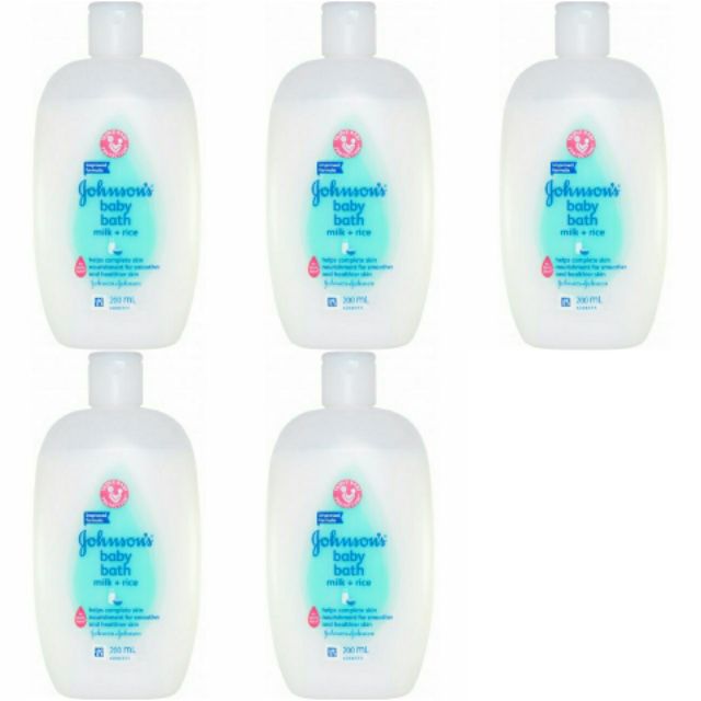 Combo 5 chai sữa tắm Johnson 200ml