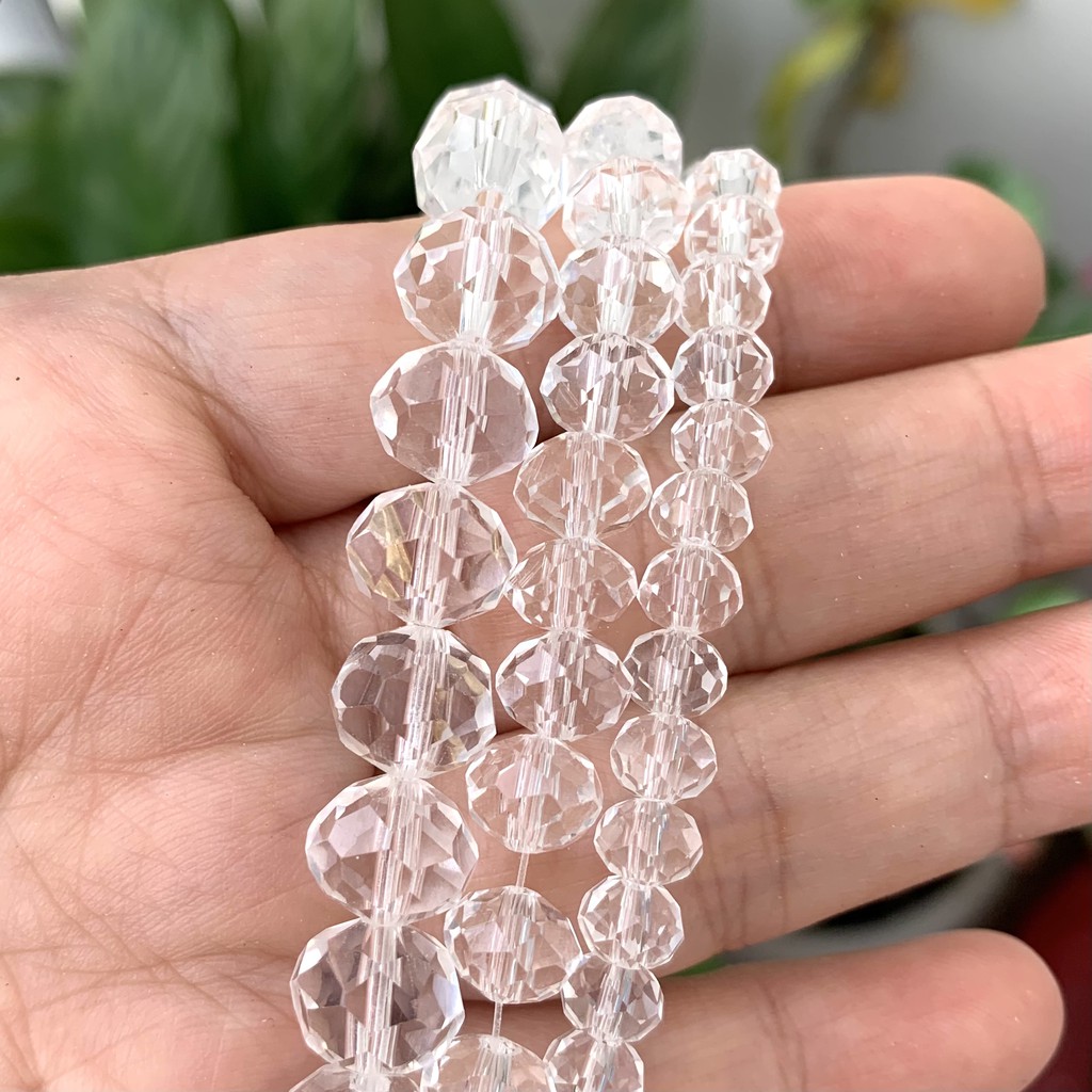 Túi hạt pha lê trong suốt nhiều size