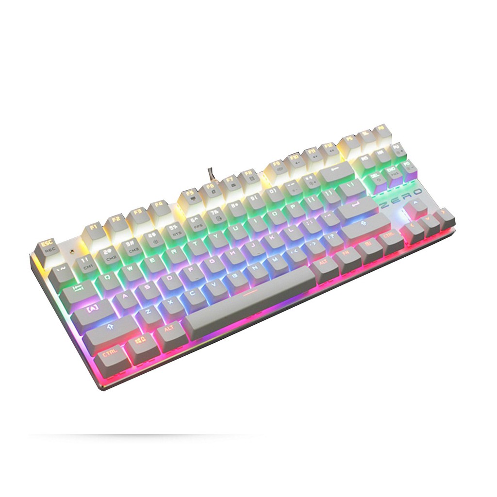 Bàn Phím Cơ Metoo zÊrÔ TKL Led Rainbow và Không Led 87 Phím | BigBuy360 - bigbuy360.vn