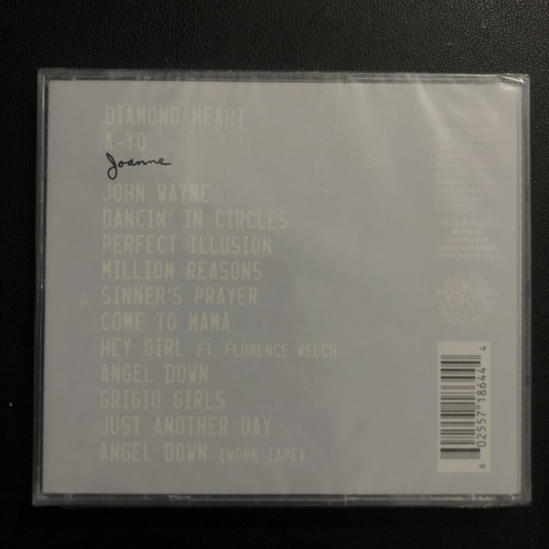 Đĩa CD Album Joanne - Lady Gaga