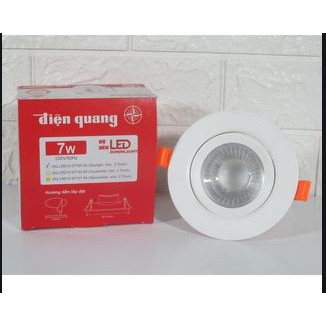 Bộ đèn LED downlight Điện Quang ĐQ LRD10:3W.5W.7W.9W.11W DAYLIGHT