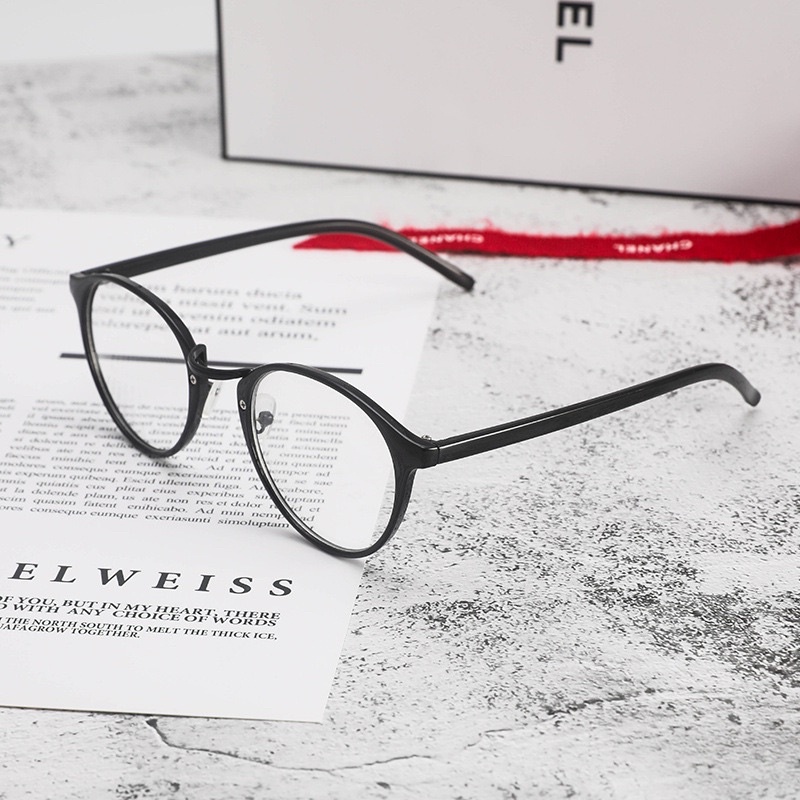 Kính cận tròn bầu hai chấm Gaigarden thời trang cao cấp