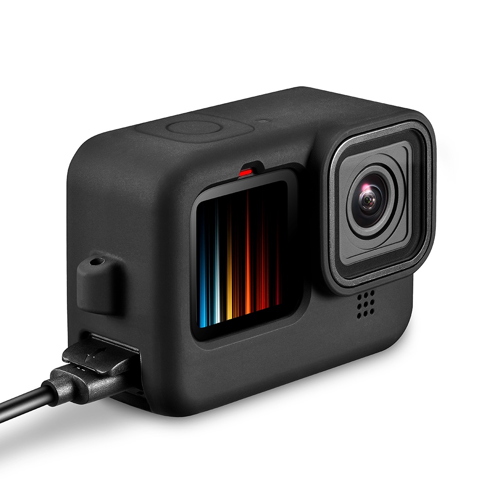 Hình ảnh Nắp Bảo Vệ Pin Bằng Hợp Kim Nhôm Màu Đen Tháo Rời Được Dành Cho GoPro Hero 10 9 Go Pro 10 9 #5