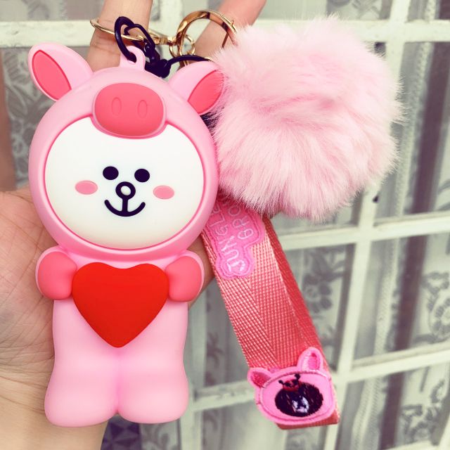 Móc Khóa Thỏ Cony Heo Silicon