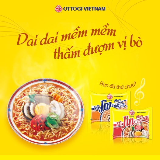 Mì Jin Ottogi gói 120g