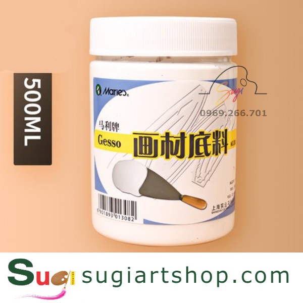 SƠN LÓT,HỒ TOAN GESSO LÓT BẢO VỆ 500ML MARIES [ Sugi art shop ]
