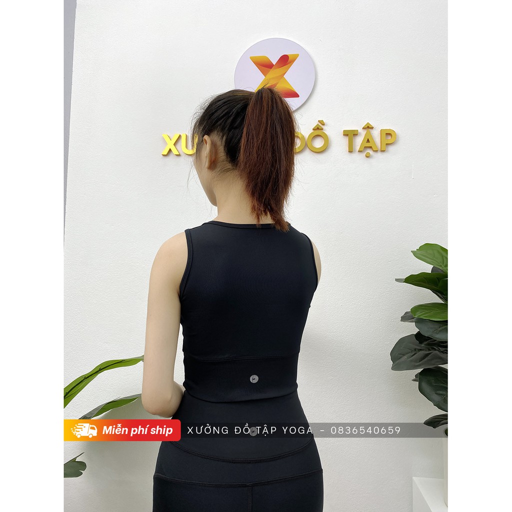 ❤️‍🔥 Ảnh thật 100% ❤️‍🔥 SET BỘ TẬP Yoga, Gym, Aerobic - Bộ tập gym nữ dài màu đen ❤️‍🔥