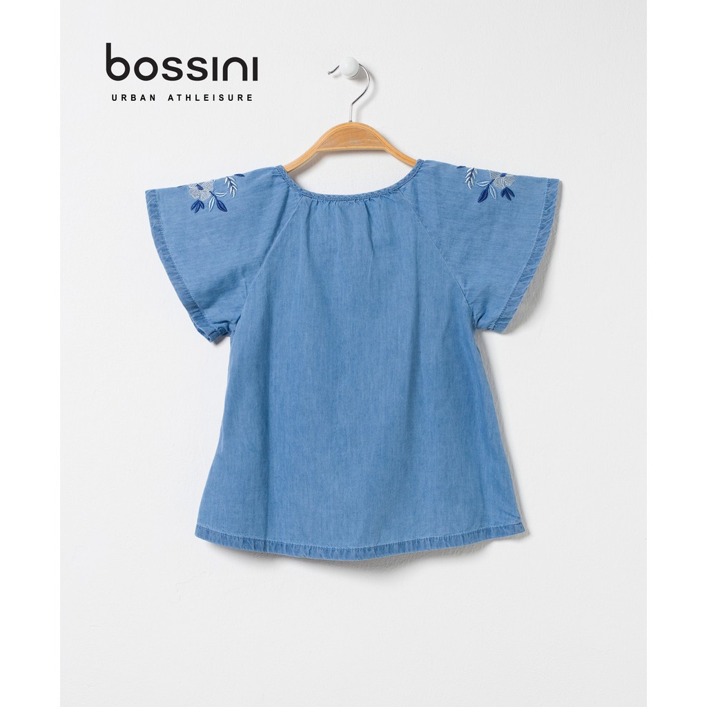 Áo kiểu denim bé gái Bossini 444003020