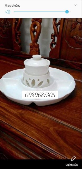 Khay lẩu kem trắng liền | BigBuy360 - bigbuy360.vn