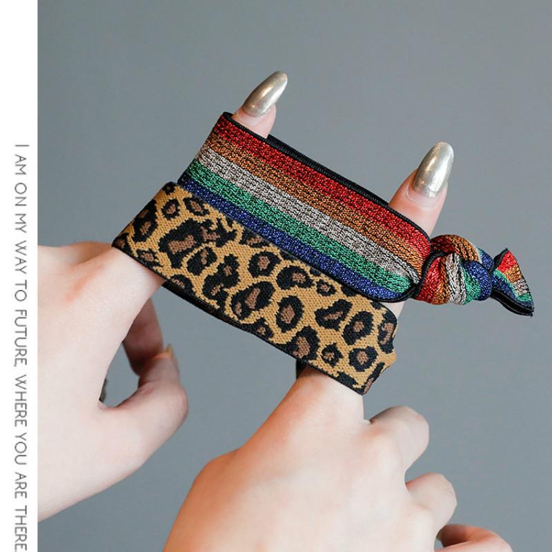 Dây buộc tóc họa tiết thời trang cho nữ