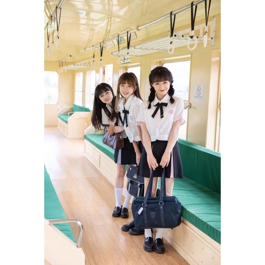 YAS0799-Đồng phục học sinh Nhật JK giấu ly thêu hoa anh đào