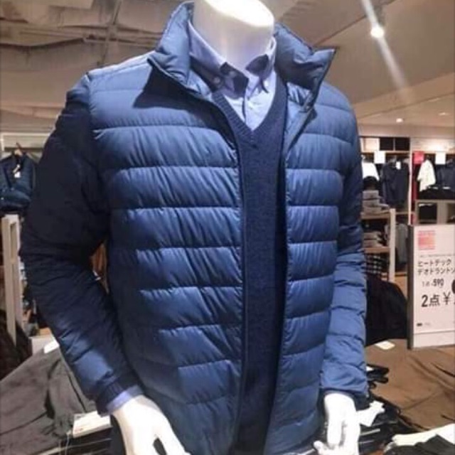 Áo lông vũ siêu nhẹ nam Uniqlo nhật