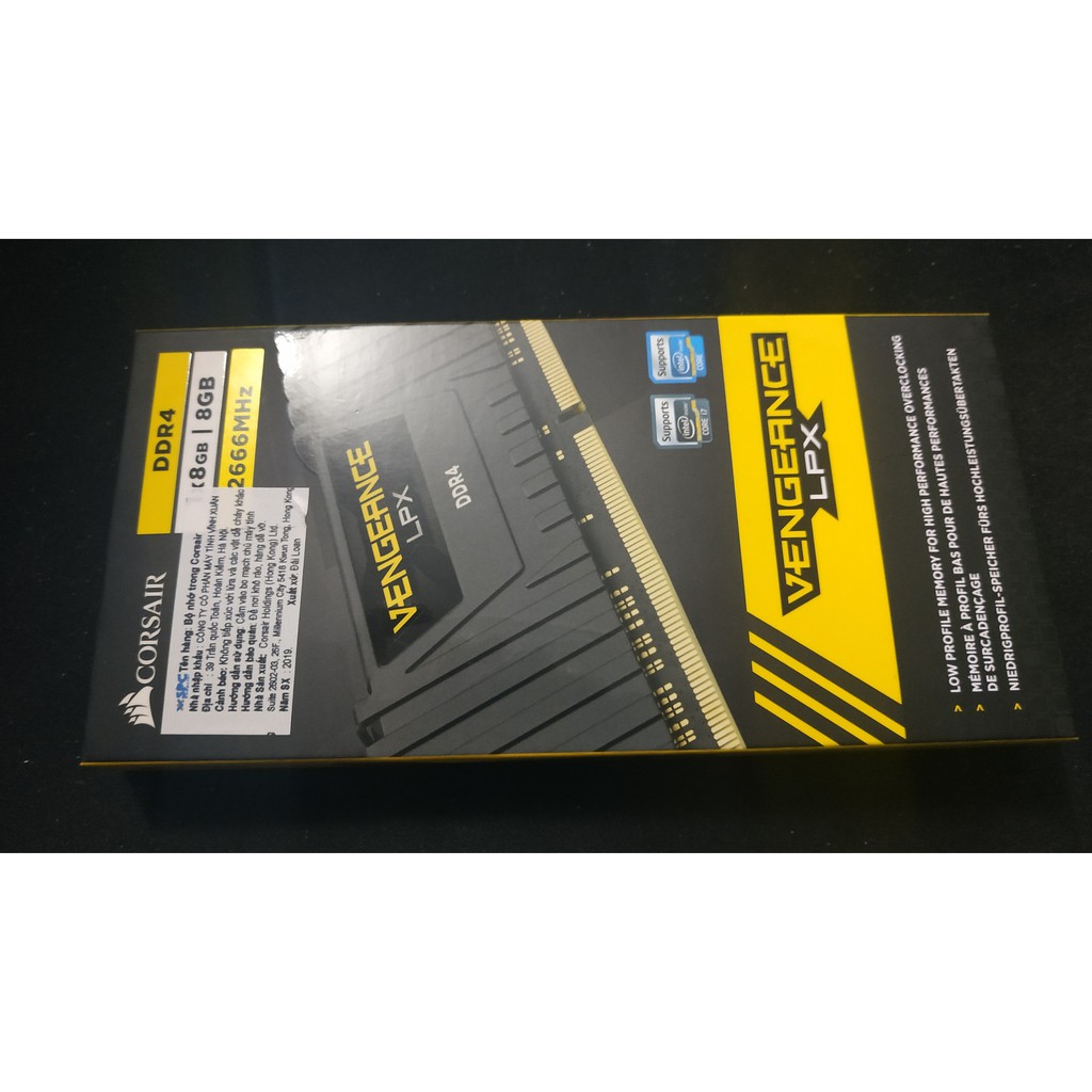 Ram PC Corsair Vengeance LPX 8GB 2666MHz DDR4 CMK8GX4M1A2666C16