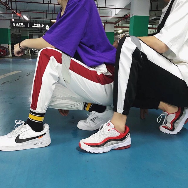 Quần jogger Nỉ unisex Phản Quang Gối nam nữ phong cách ulzzang Wind | BigBuy360 - bigbuy360.vn