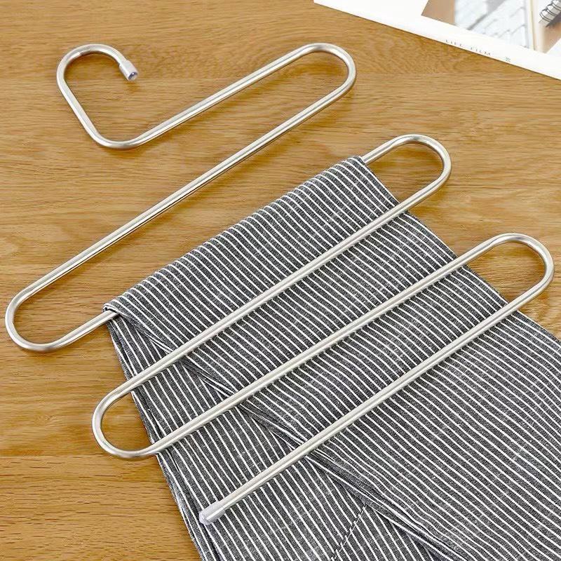 Combo 3 móc treo đồ đa năng, treo quần áo 5 tầng