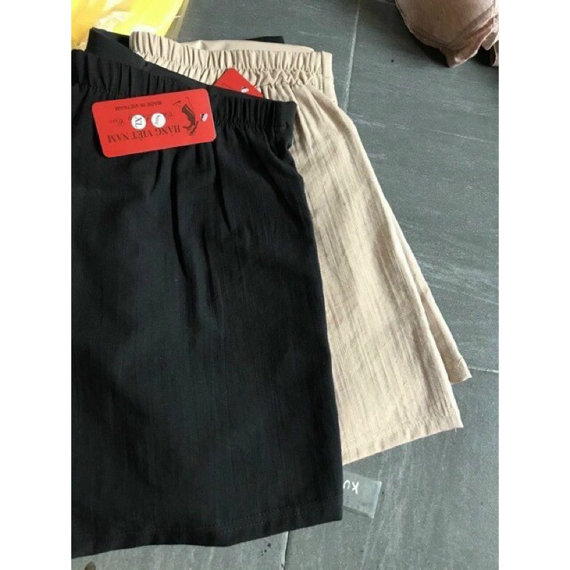 Quần đùi bầu chất đũi siêu mát