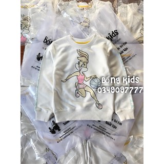 Áo Nỉ Bé Gái Thỏ Bunny Trắng