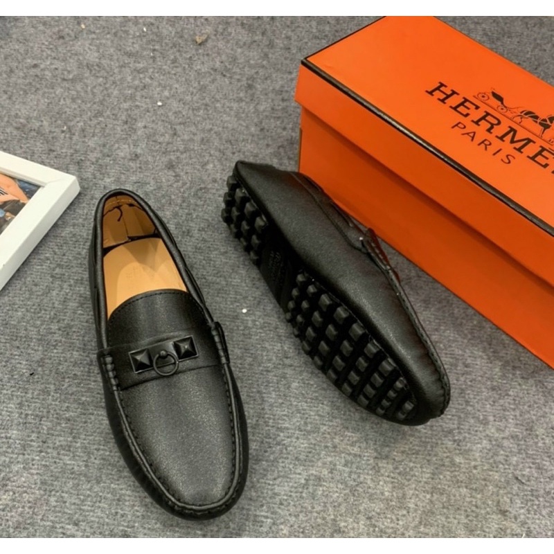 Giầy moca HM thời trang nam có hoạ tiết đơn giản, Giày sục nam phong cách lịch sự dễ phối btshop từ 38 đến 42