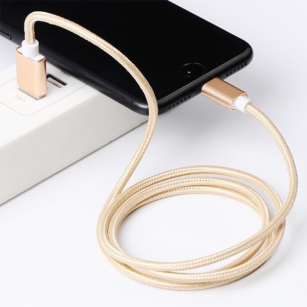 Cáp sạc dây dù Lightning dài 2m Cho Điện Thoại Phụ Kiện Tai Nghe Airpods Cáp Sạc Iphone Pin Dự Phòng | BigBuy360 - bigbuy360.vn