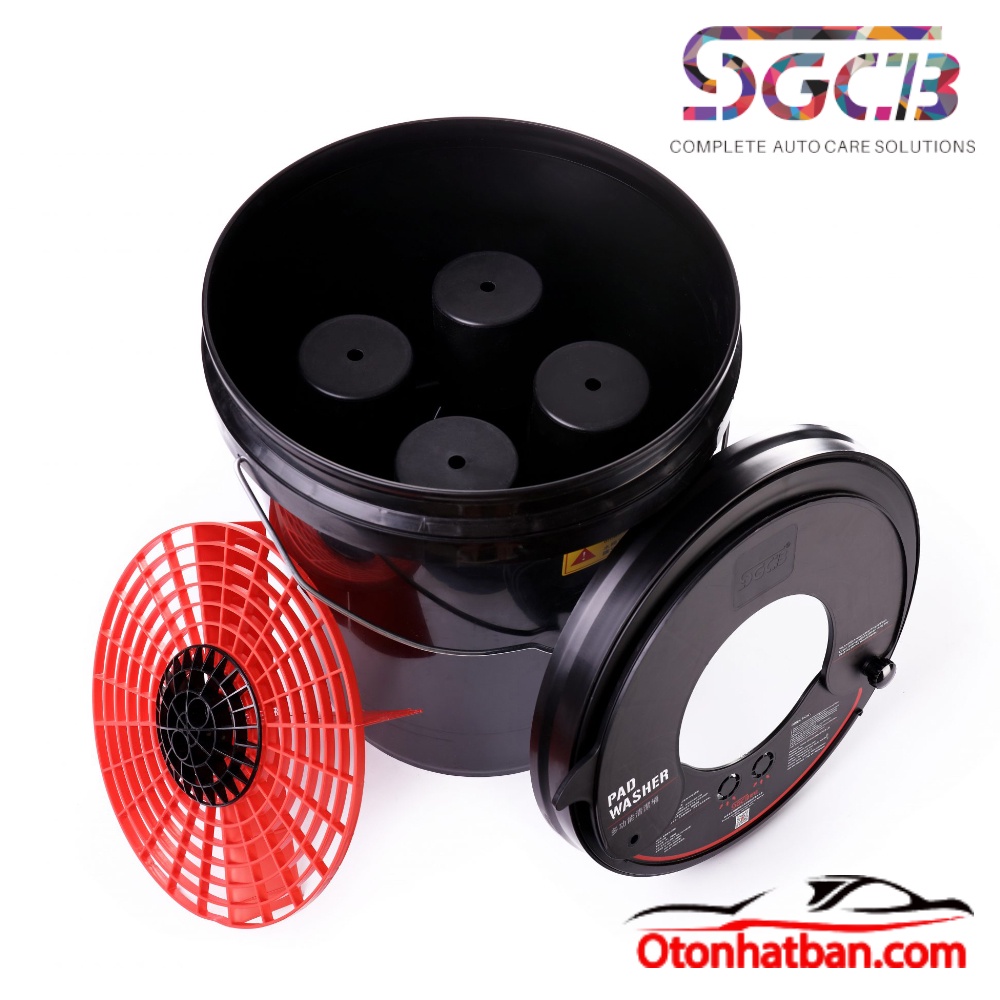Xô rửa xe ô tô xe máy SGCB xô giặt có lưới lọc cát dụng cụ rửa xe 20 lít Nhật Bản Mart
