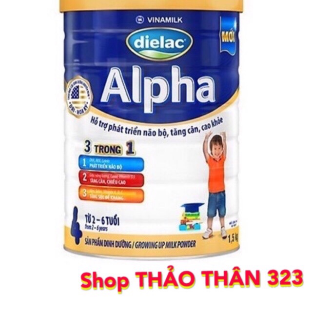 Sữa Dielac Alpha Step4 (trẻ từ 2-6tuổi) Lon 900g