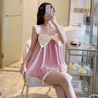 Bộ Đồ NGỦ 2 Dây có nơ