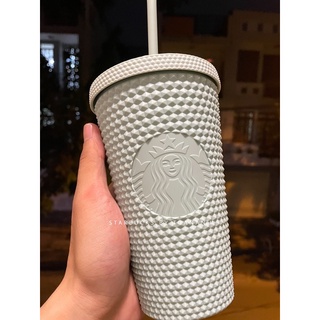 [Chính hãng] Ly Starbucks Studded Matte Mint Grande/Venti