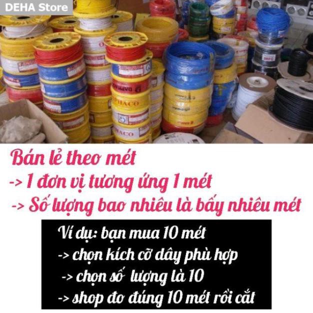 Dây điện đôi mềm VCmo CADIVI® / 2x0.5 - 2x0.75 - 2x1.0 - 2x1.5 (mm) [Bán lẻ theo 1 mét]