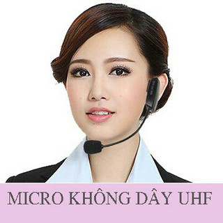 Bô thu phát micro không đây UHF dùng loa kéo, trợ giảng